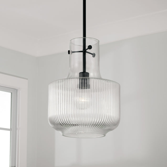 Capital Lighting - 345111MB - One Light Pendant - Nyla - Matte Black