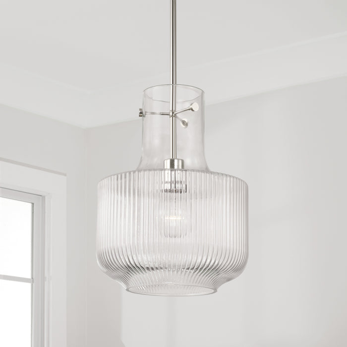 Capital Lighting - 345111PN - One Light Pendant - Nyla - Polished Nickel