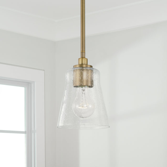 Capital Lighting - 346911AD-533 - One Light Pendant - Baker - Aged Brass