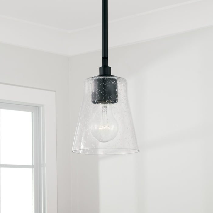 Capital Lighting - 346911MB-533 - One Light Pendant - Baker - Matte Black