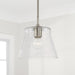 Capital Lighting - 346912BN - One Light Pendant - Baker - Brushed Nickel