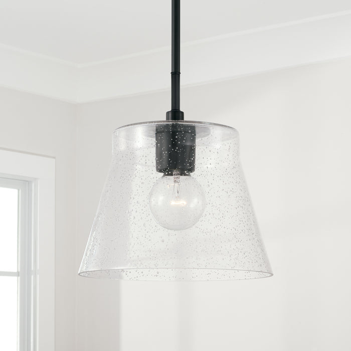 Capital Lighting - 346912MB - One Light Pendant - Baker - Matte Black