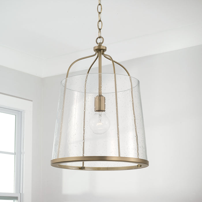 Capital Lighting - 347011AD - One Light Pendant - Madison - Aged Brass