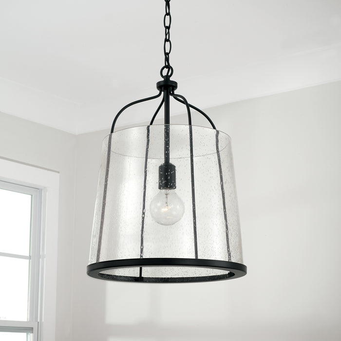 Capital Lighting - 347011MB - One Light Pendant - Madison - Matte Black