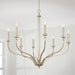 Capital Lighting - 444881BS - Eight Light Chandelier - Breigh - Brushed Champagne