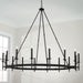 Capital Lighting - 445202IH - 16 Light Chandelier - Ogden - Brushed Black Iron