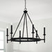 Capital Lighting - 445261IH - Six Light Chandelier - Ogden - Brushed Black Iron