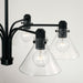 Capital Lighting - 445861MB-528 - Six Light Chandelier - Greer - Matte Black