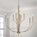 Capital Lighting - 445901AD - Ten Light Chandelier - Holden - Aged Brass