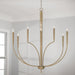 Capital Lighting - 445901AD - Ten Light Chandelier - Holden - Aged Brass