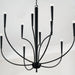 Capital Lighting - 445901MB - Ten Light Chandelier - Holden - Matte Black