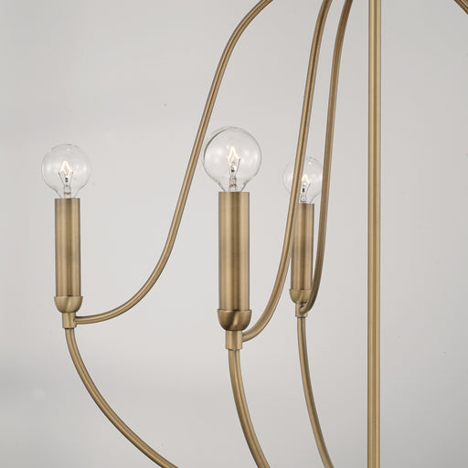 Capital Lighting - 447051AD - Five Light Chandelier - Madison - Aged Brass