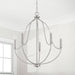 Capital Lighting - 447051BN - Five Light Chandelier - Madison - Brushed Nickel