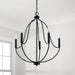 Capital Lighting - 447051MB - Five Light Chandelier - Madison - Matte Black