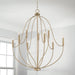 Capital Lighting - 447091AD - Nine Light Chandelier - Madison - Aged Brass