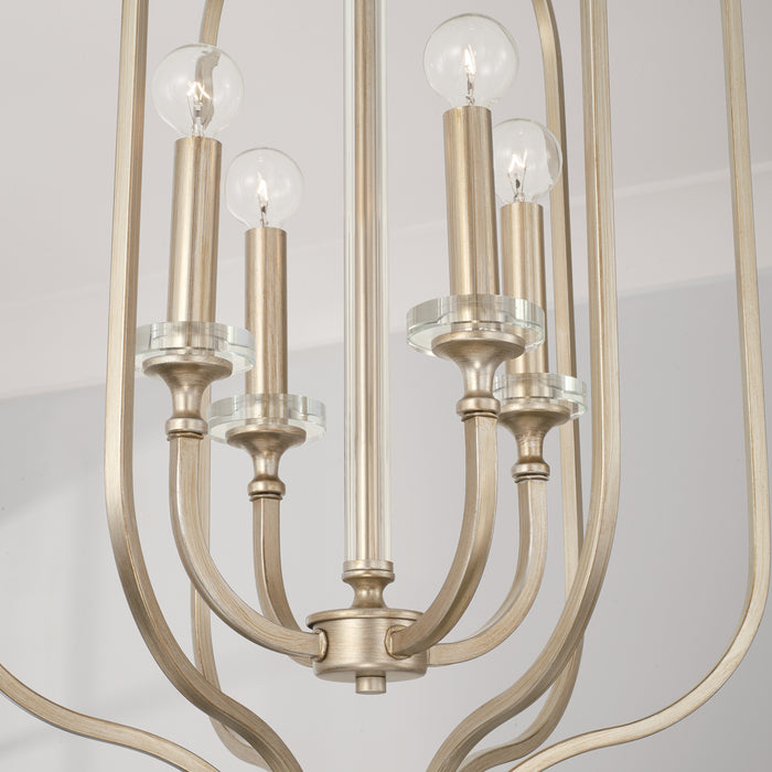 Capital Lighting - 544841BS - Four Light Foyer Pendant - Breigh - Brushed Champagne