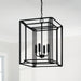 Capital Lighting - 546041MB - Four Light Foyer Pendant - Lennon - Matte Black