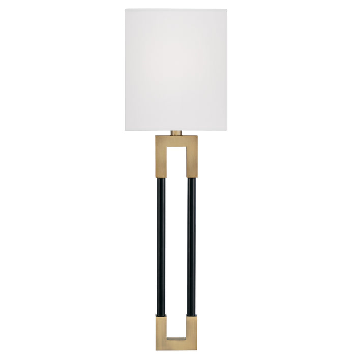 Capital Lighting - 644711AB - One Light Wall Sconce - Bleeker - Aged Brass and Black