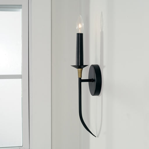 Capital Lighting - 645611KB - One Light Wall Sconce - Amara - Matte Black with Brass