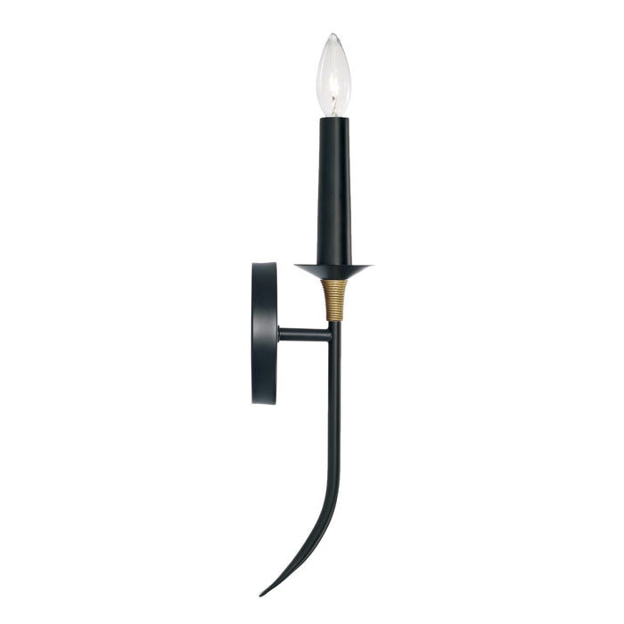 Capital Lighting - 645611KB - One Light Wall Sconce - Amara - Matte Black with Brass