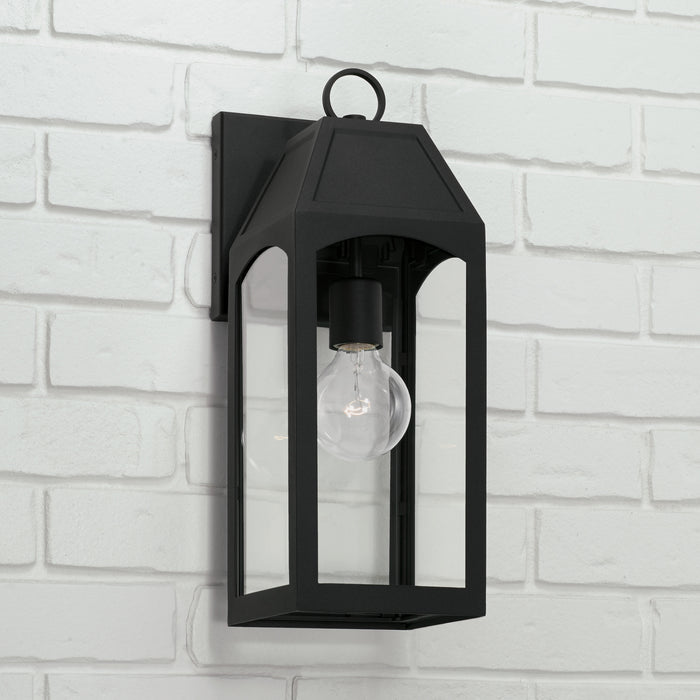 Capital Lighting - 946311BK - One Light Outdoor Wall Lantern - Burton - Black