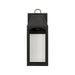 Capital Lighting - 946311BK-GL - One Light Outdoor Wall Lantern - Burton - Black