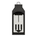 Capital Lighting - 946341BK - Four Light Outdoor Wall Lantern - Burton - Black