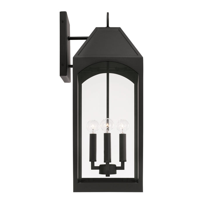 Capital Lighting - 946341BK - Four Light Outdoor Wall Lantern - Burton - Black