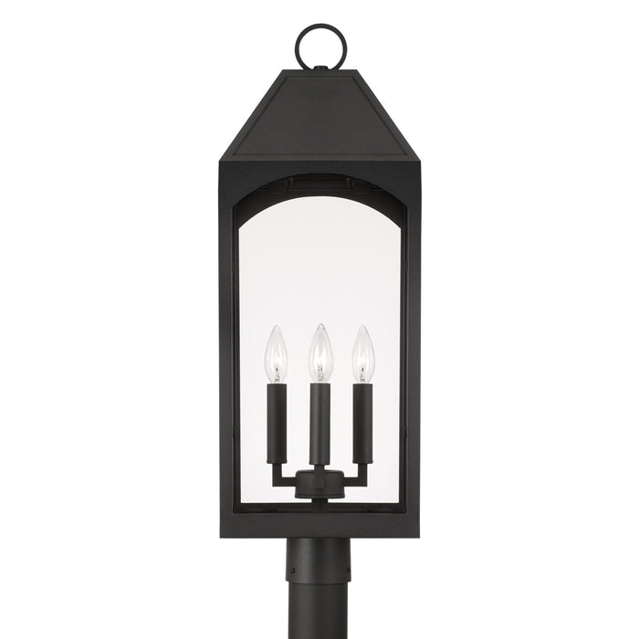 Capital Lighting - 946343BK - Four Light Outdoor Post Lantern - Burton - Black