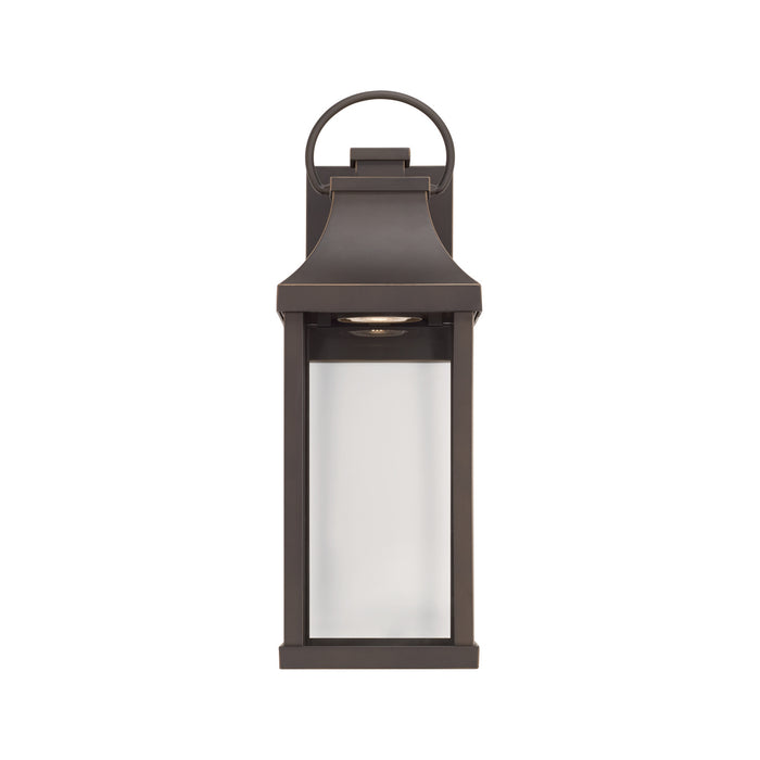 Capital Lighting - 946411OZ-GL - One Light Outdoor Wall Lantern - Bradford - Oiled Bronze