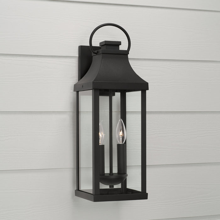 Capital Lighting - 946421BK - Two Light Outdoor Wall Lantern - Bradford - Black