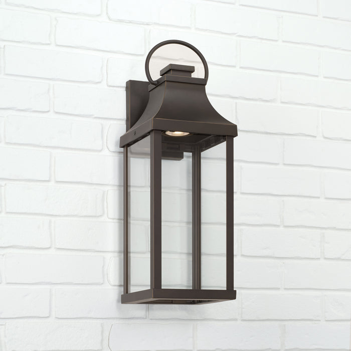 Capital Lighting - 946421OZ-GL - One Light Outdoor Wall Lantern - Bradford - Oiled Bronze