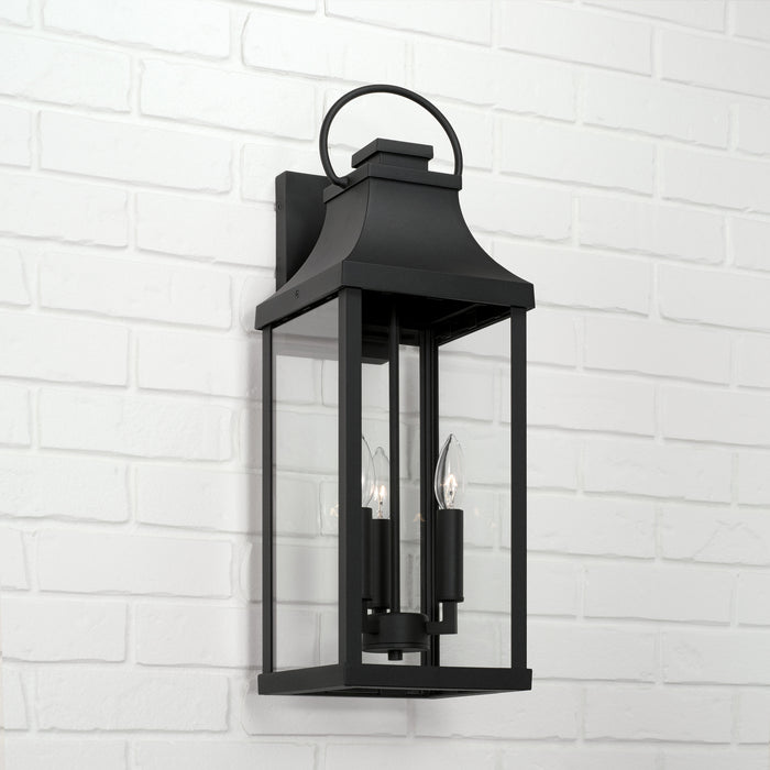 Capital Lighting - 946431BK - Three Light Outdoor Wall Lantern - Bradford - Black