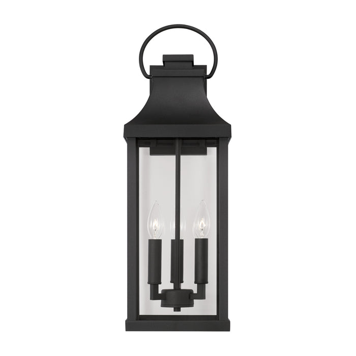 Capital Lighting - 946431BK - Three Light Outdoor Wall Lantern - Bradford - Black