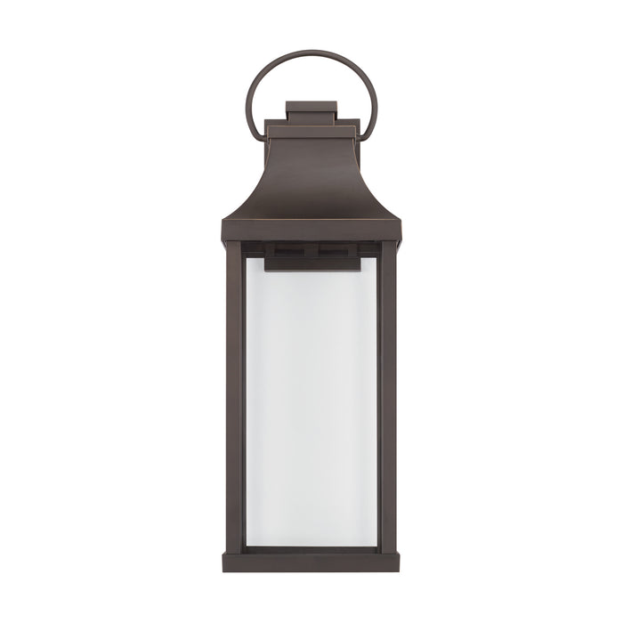 Capital Lighting - 946431OZ-GL - One Light Outdoor Wall Lantern - Bradford - Oiled Bronze