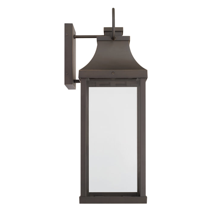 Capital Lighting - 946431OZ-GL - One Light Outdoor Wall Lantern - Bradford - Oiled Bronze