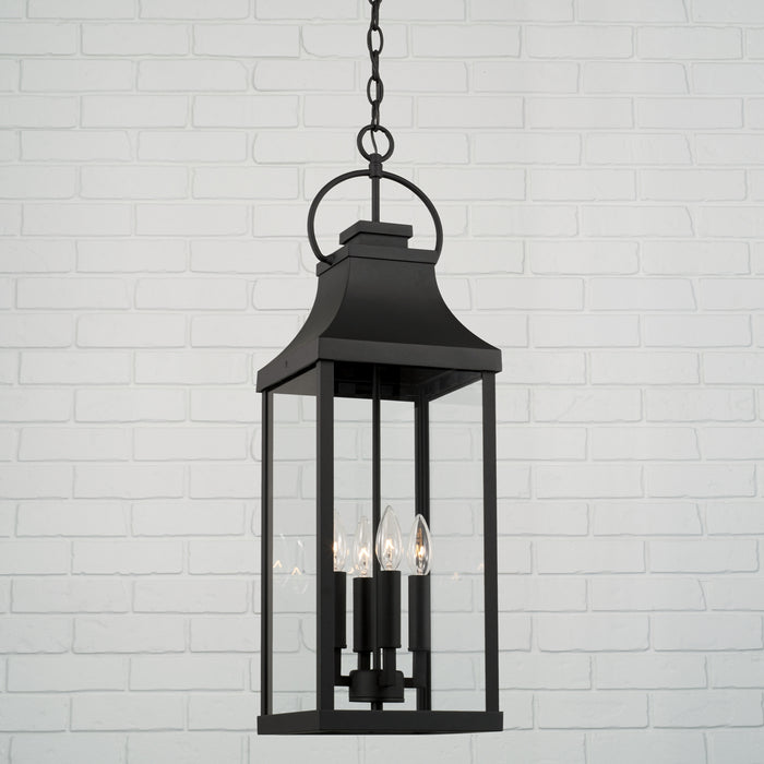 Capital Lighting - 946442BK - Four Light Outdoor Hanging Lantern - Bradford - Black