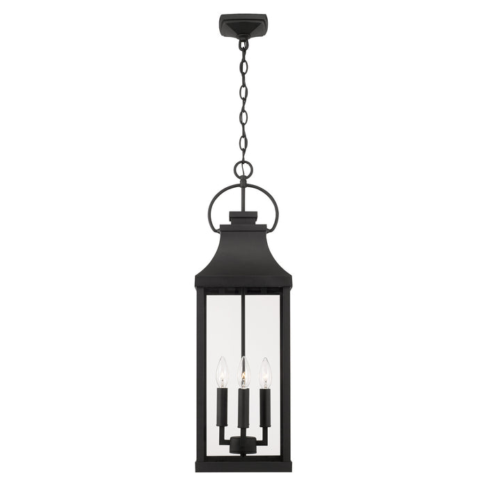 Capital Lighting - 946442BK - Four Light Outdoor Hanging Lantern - Bradford - Black