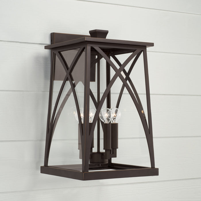 Capital Lighting - 946541OZ - Four Light Outdoor Wall Lantern - Marshall - Oiled Bronze