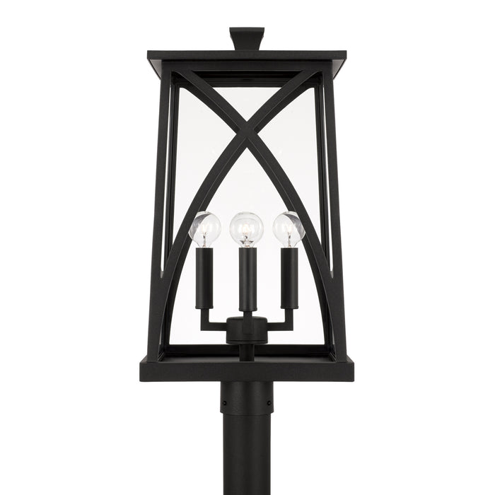 Capital Lighting - 946543BK - Four Light Outdoor Post Lantern - Marshall - Black