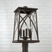 Capital Lighting - 946543OZ - Four Light Outdoor Post Lantern - Marshall - Oiled Bronze