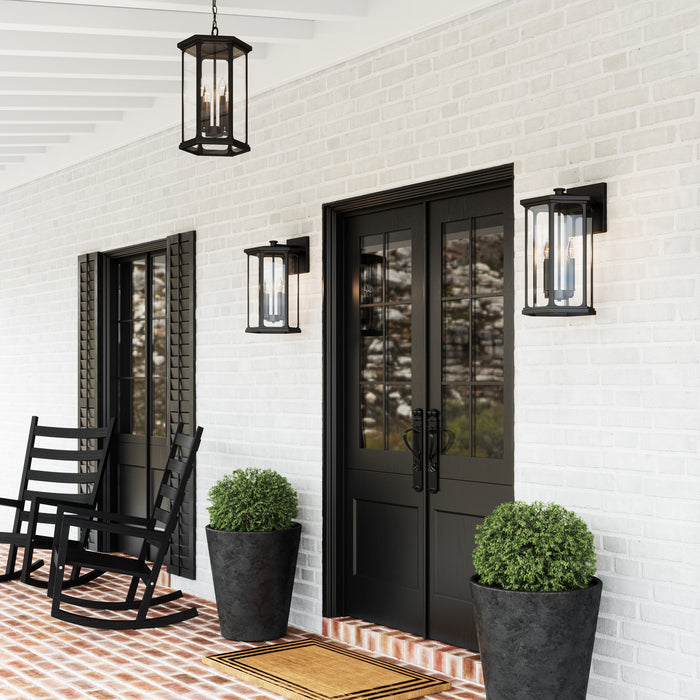 Capital Lighting - 946642BK - Four Light Outdoor Hanging Lantern - Walton - Black