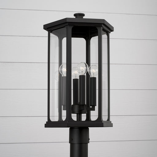 Capital Lighting - 946643BK - Four Light Outdoor Post Lantern - Walton - Black