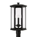 Capital Lighting - 946643BK - Four Light Outdoor Post Lantern - Walton - Black