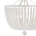 Crystorama - 604-MT - Four Light Chandelier - Rylee - Matte White