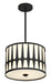 Crystorama - ROY-803-BK - Three Light Pendant - Royston - Black