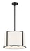 Crystorama - CAR-9204-BK - Four Light Pendant - Carlyn - Black