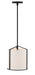 Crystorama - CAR-9201-BK - One Light Pendant - Carlyn - Black