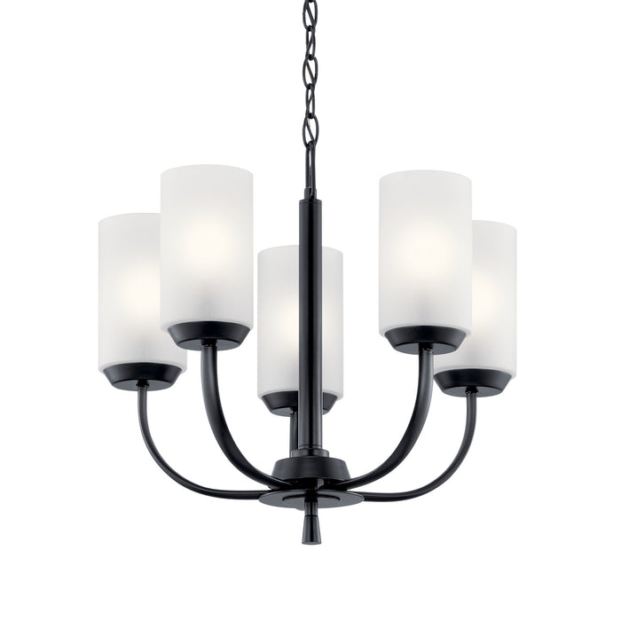 Kichler - 52386BK - Five Light Chandelier - Kennewick - Black