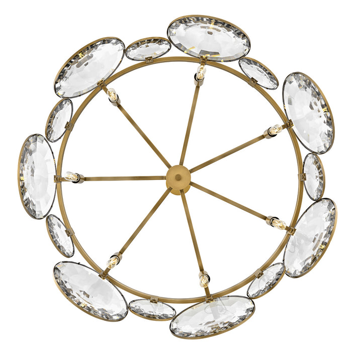 Fredrick Ramond - FR31265HBR - LED Pendant - Nala - Heritage Brass